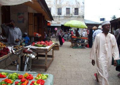 Echoppe marché Stone Town en Tanzanie