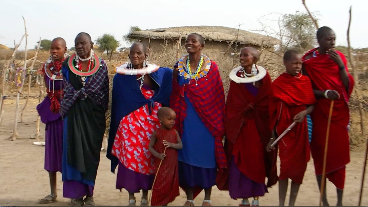 Groupe femmes massaï Tanzanie
