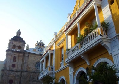 Maisons et église Carthagène