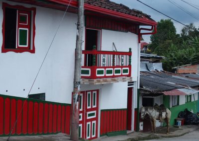 Scène de rue Salento Colombie