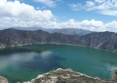 Superbe lagune Quilotoa Equateur