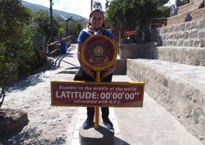 Sur la ligne de l'Equateur