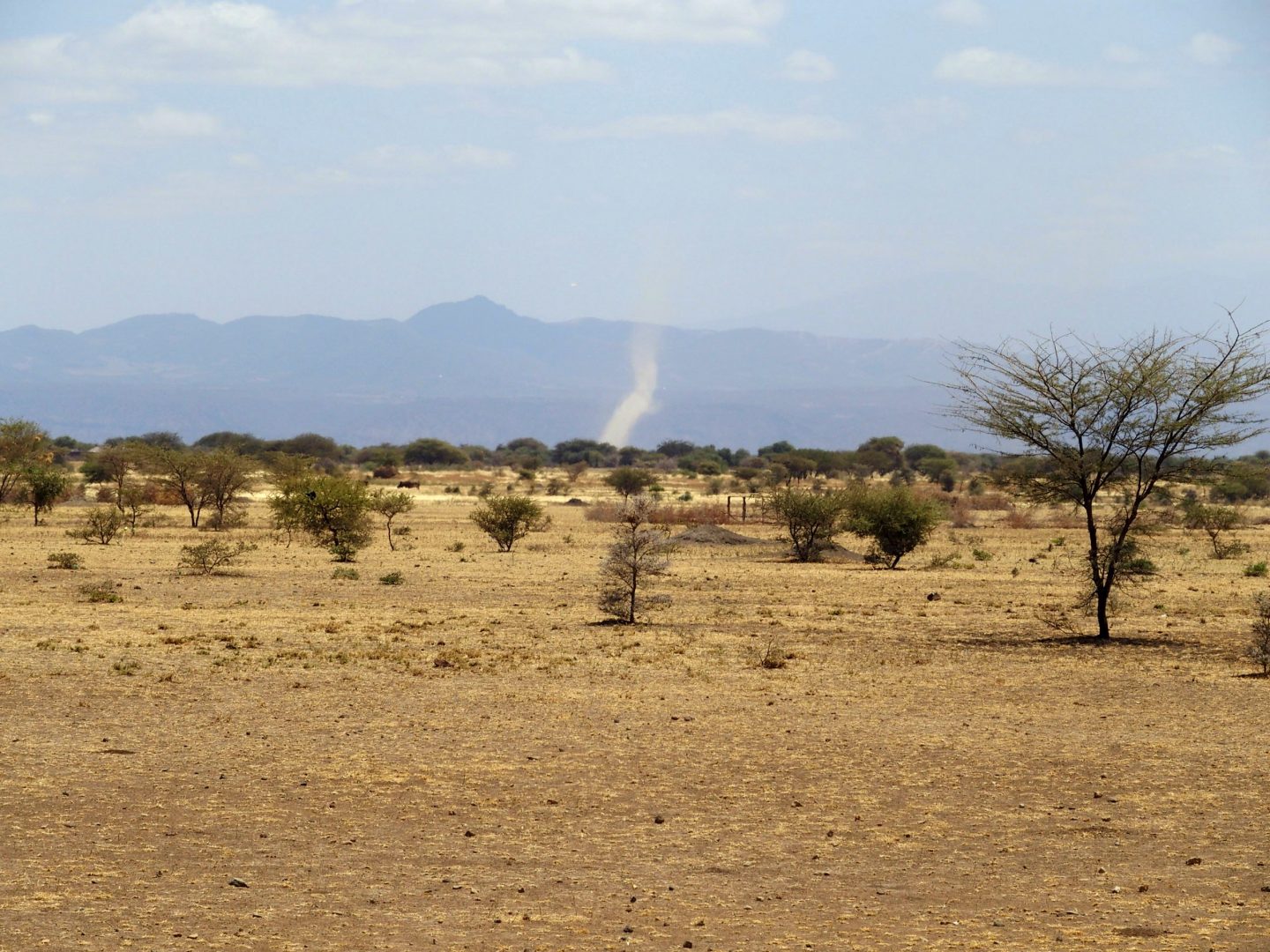 Tornade de sable Manyara Tanzanie