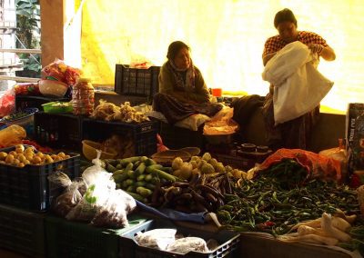 Vie sur marché Bhoutan