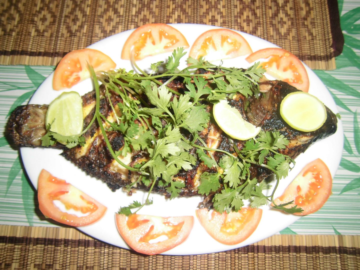 Tilapia grillé Inle Birmanie