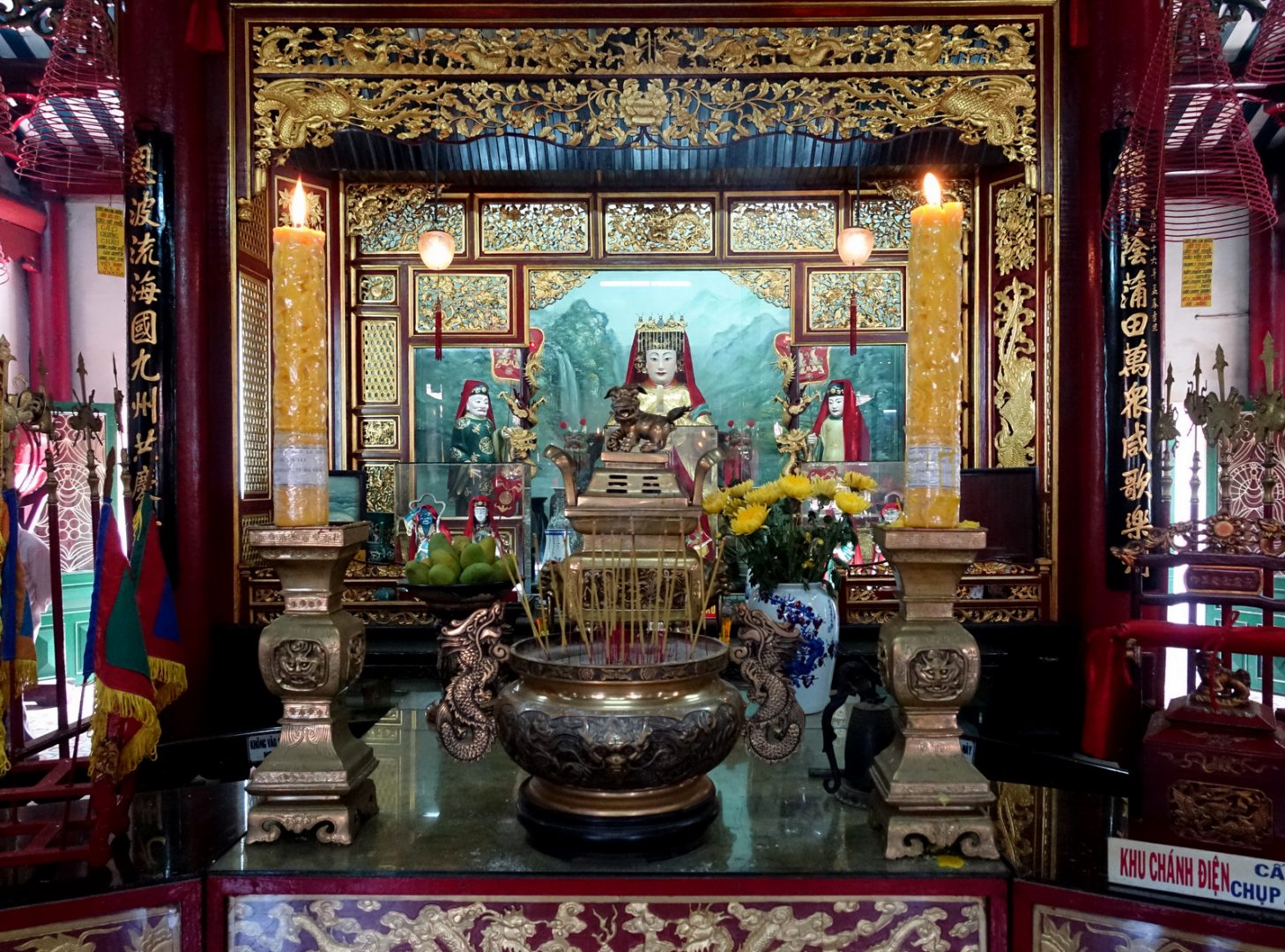 Autel Temple Congrégation chinoise Hoï An Vietnam