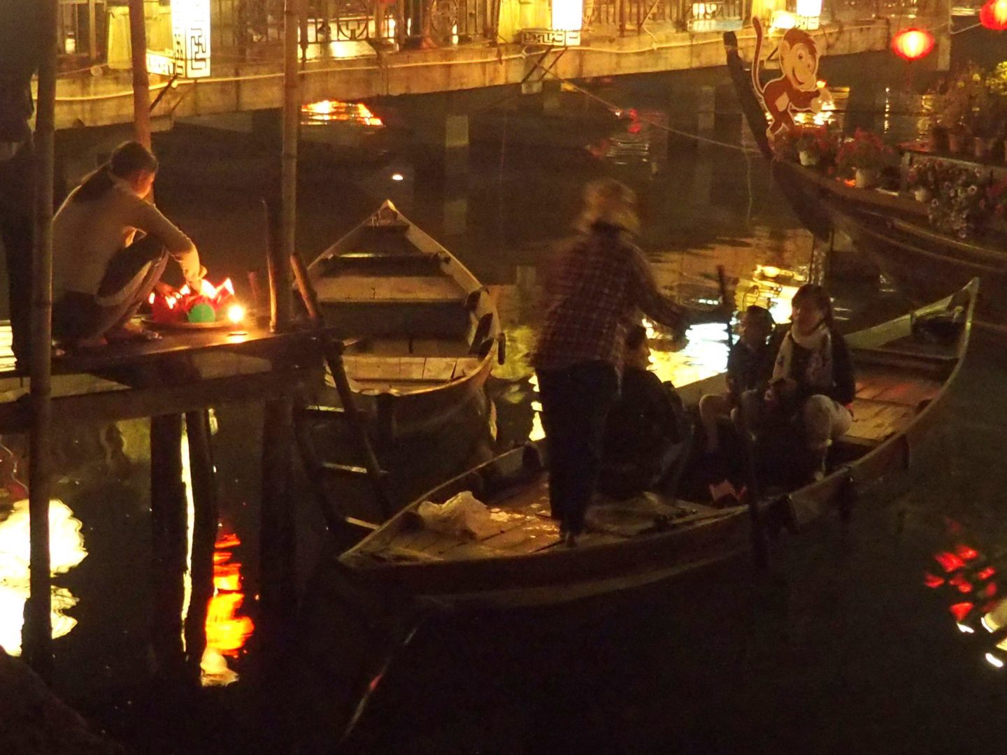 Lampions et barques Hoï An Vietnam