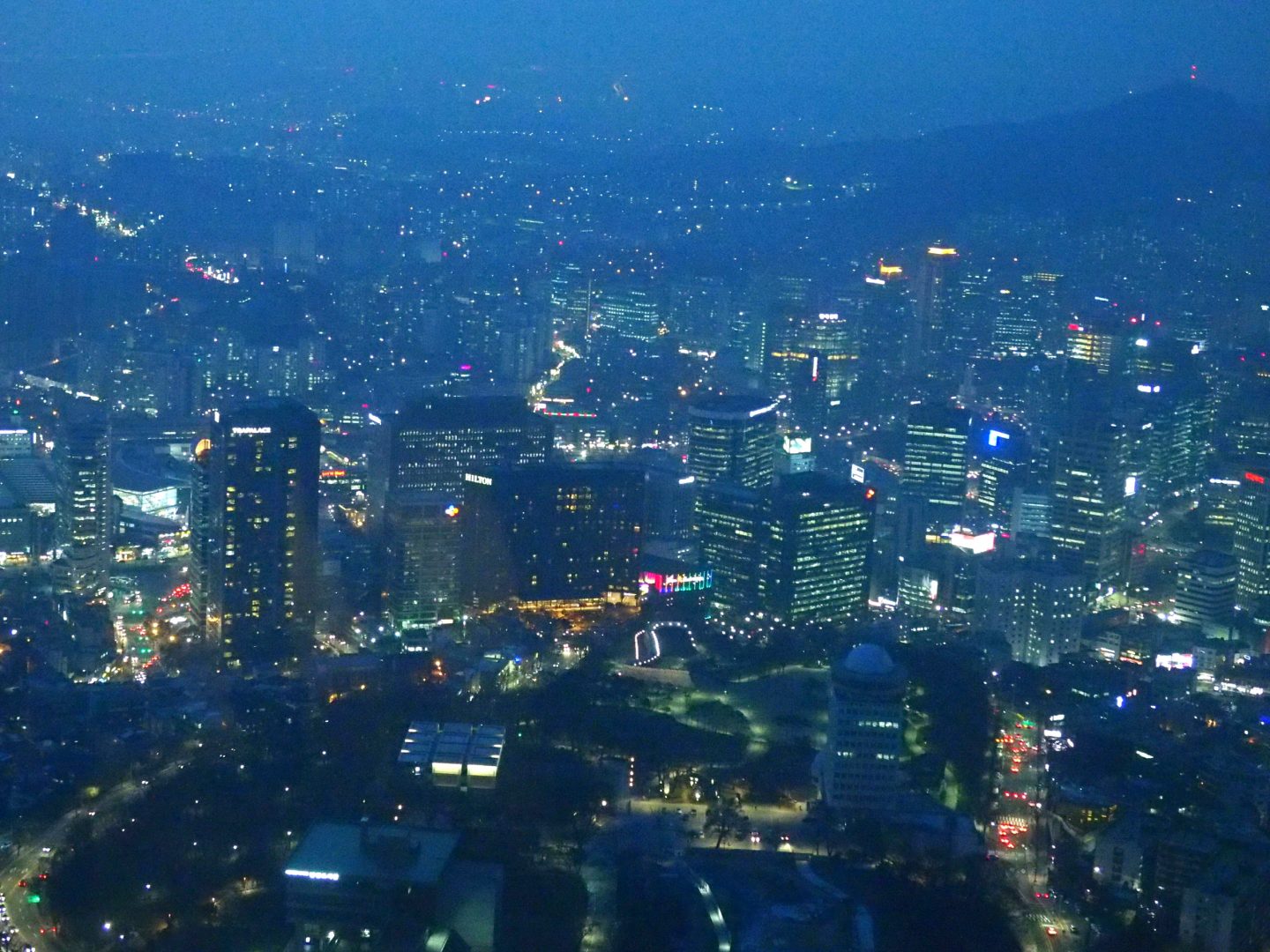 Seoul by night NTower Corée du sud