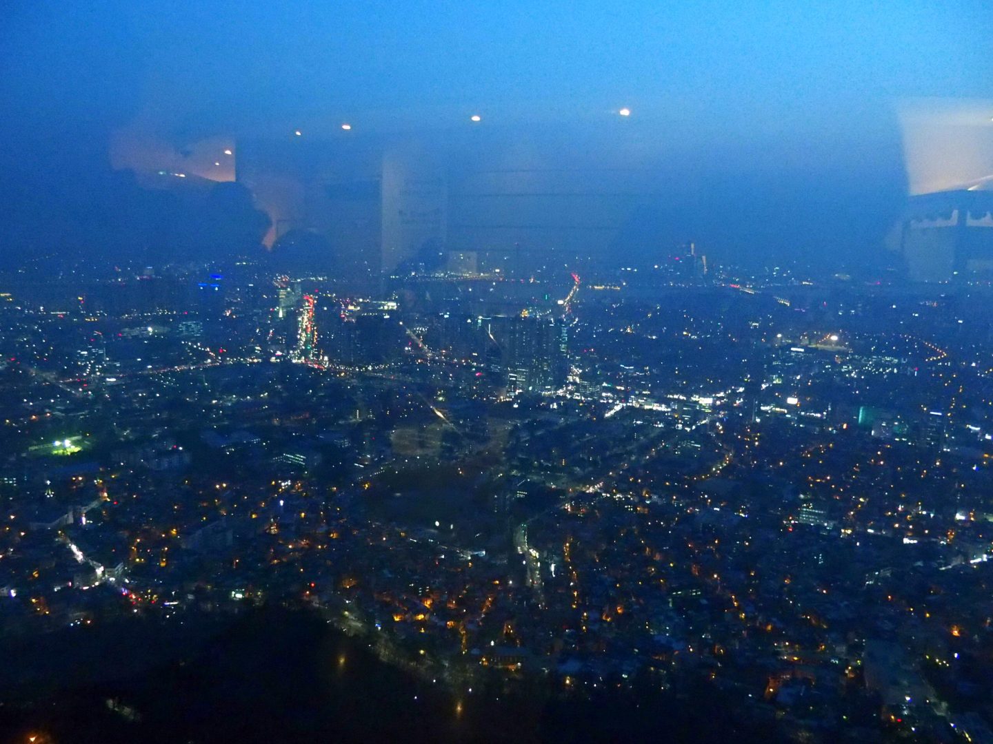 Vue sur Seoul by night NTower Corée du sud