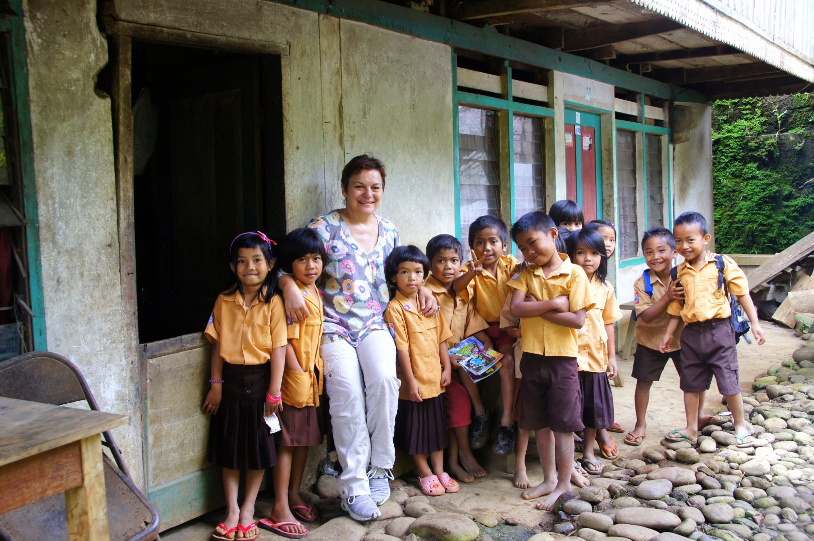 Photo de classe en extérieur Sulawesi