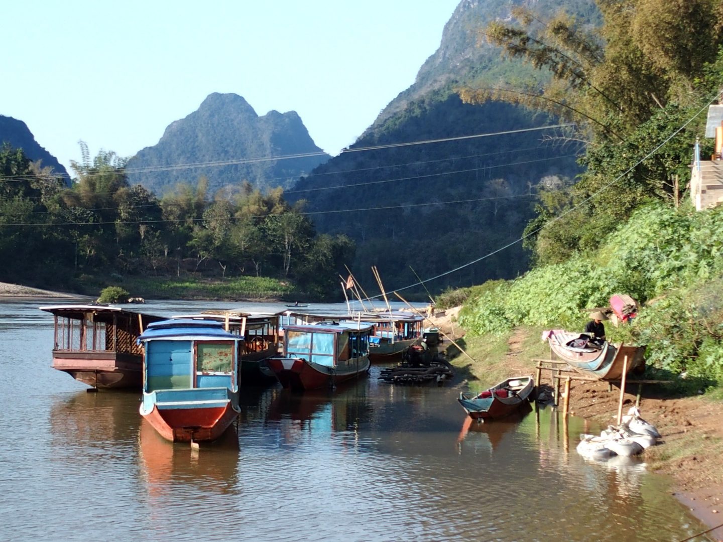 Bateaux Muong Ngoi nord Laos