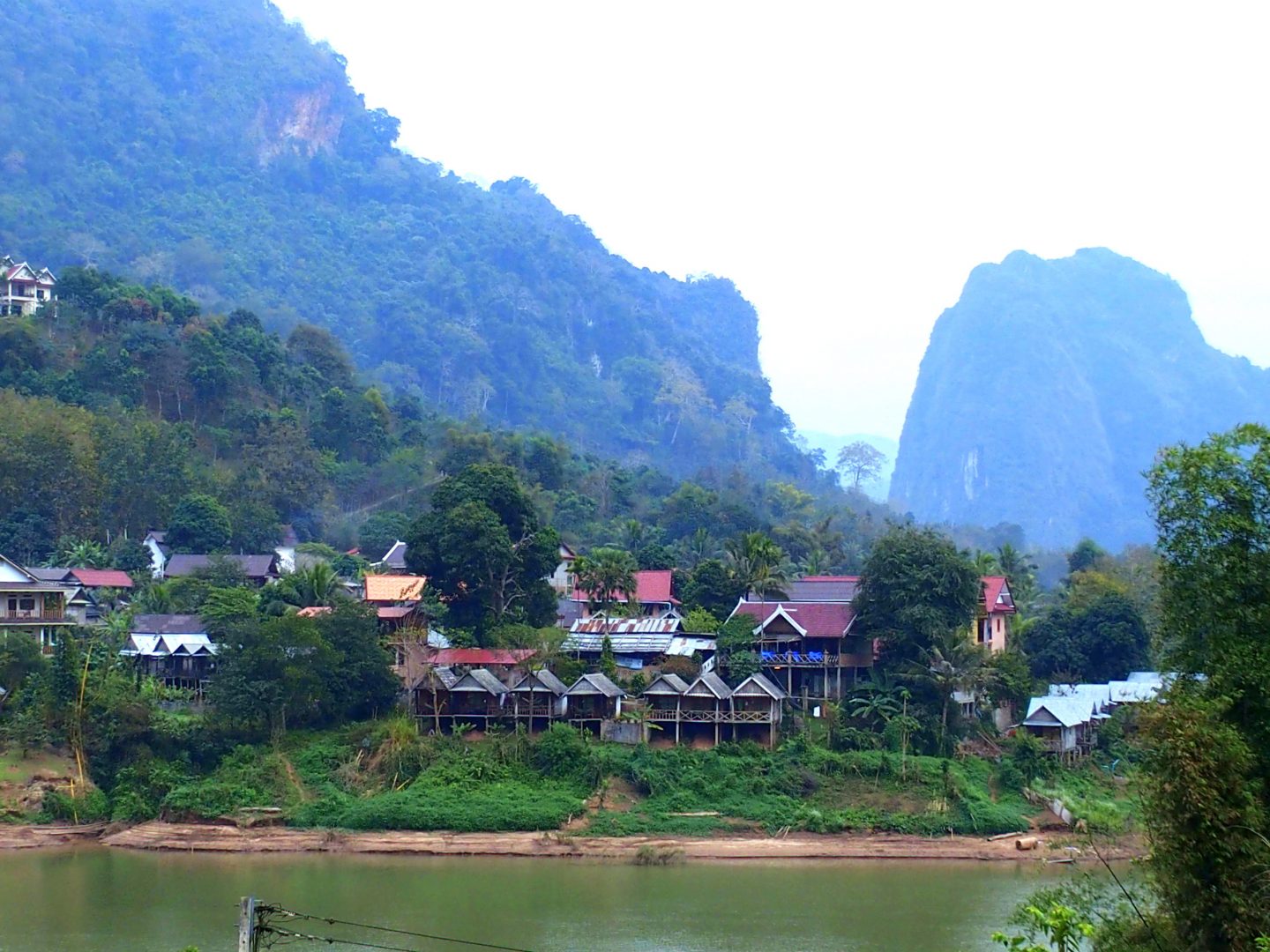 Bungalows guesthouse Nong Khiaw Laos