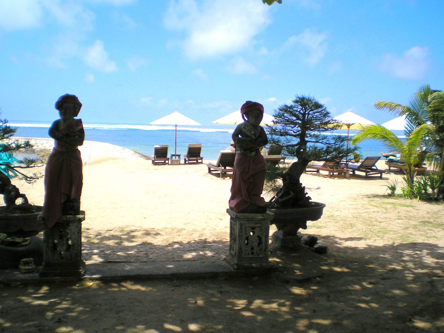 Accès à la plage de Sanur Bali