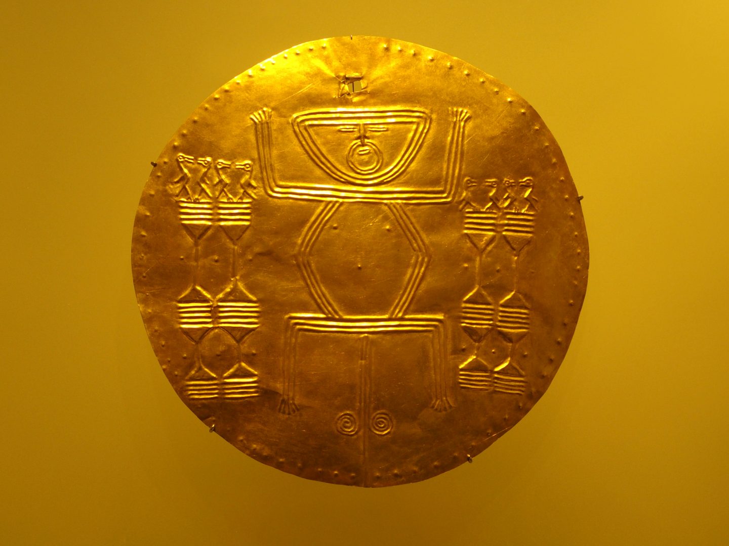 Pièce d'or Musée de l'Or Bogota Colombie