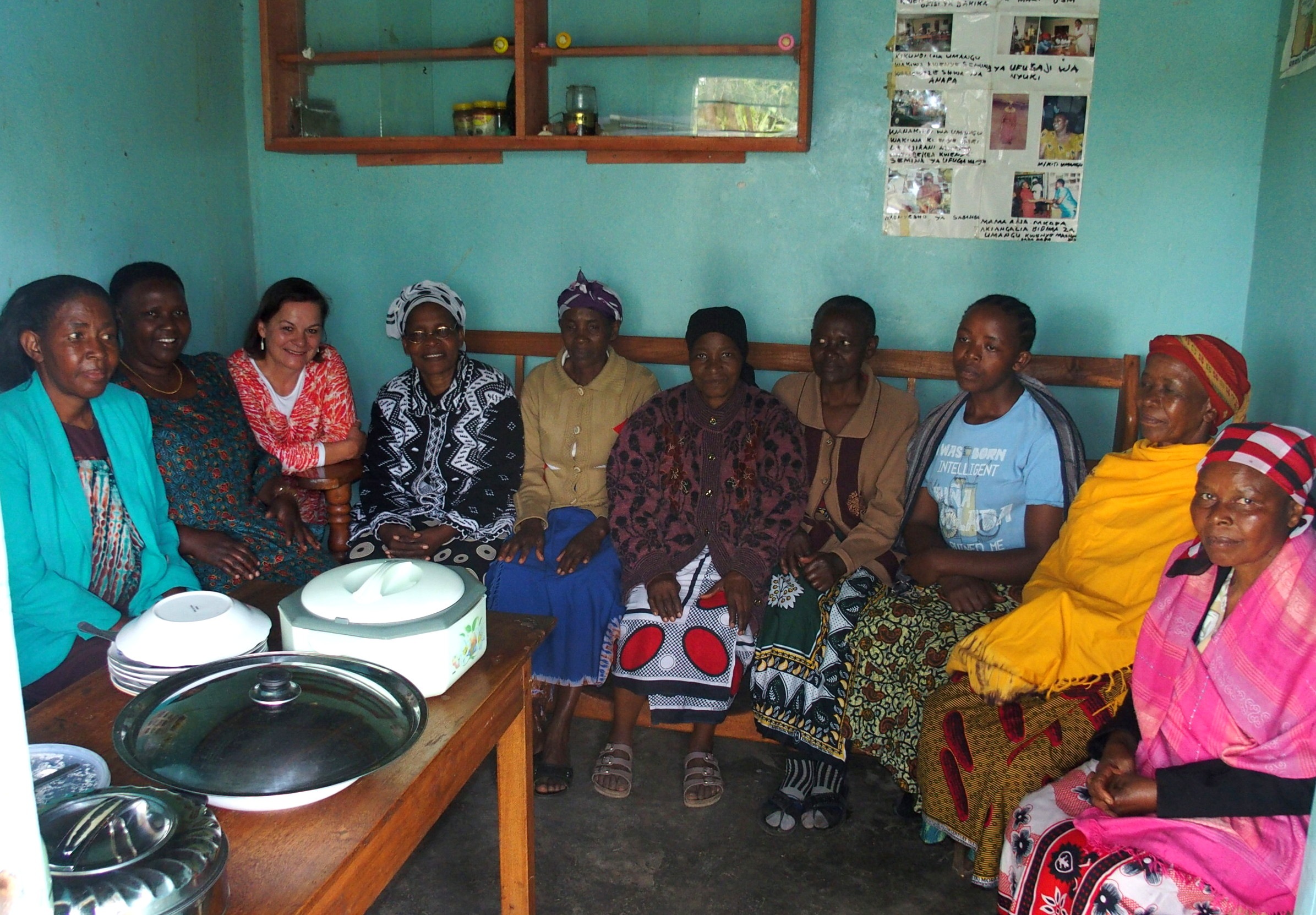 Déjeuner avec association des femmes en Tanzanie Ngurdoto