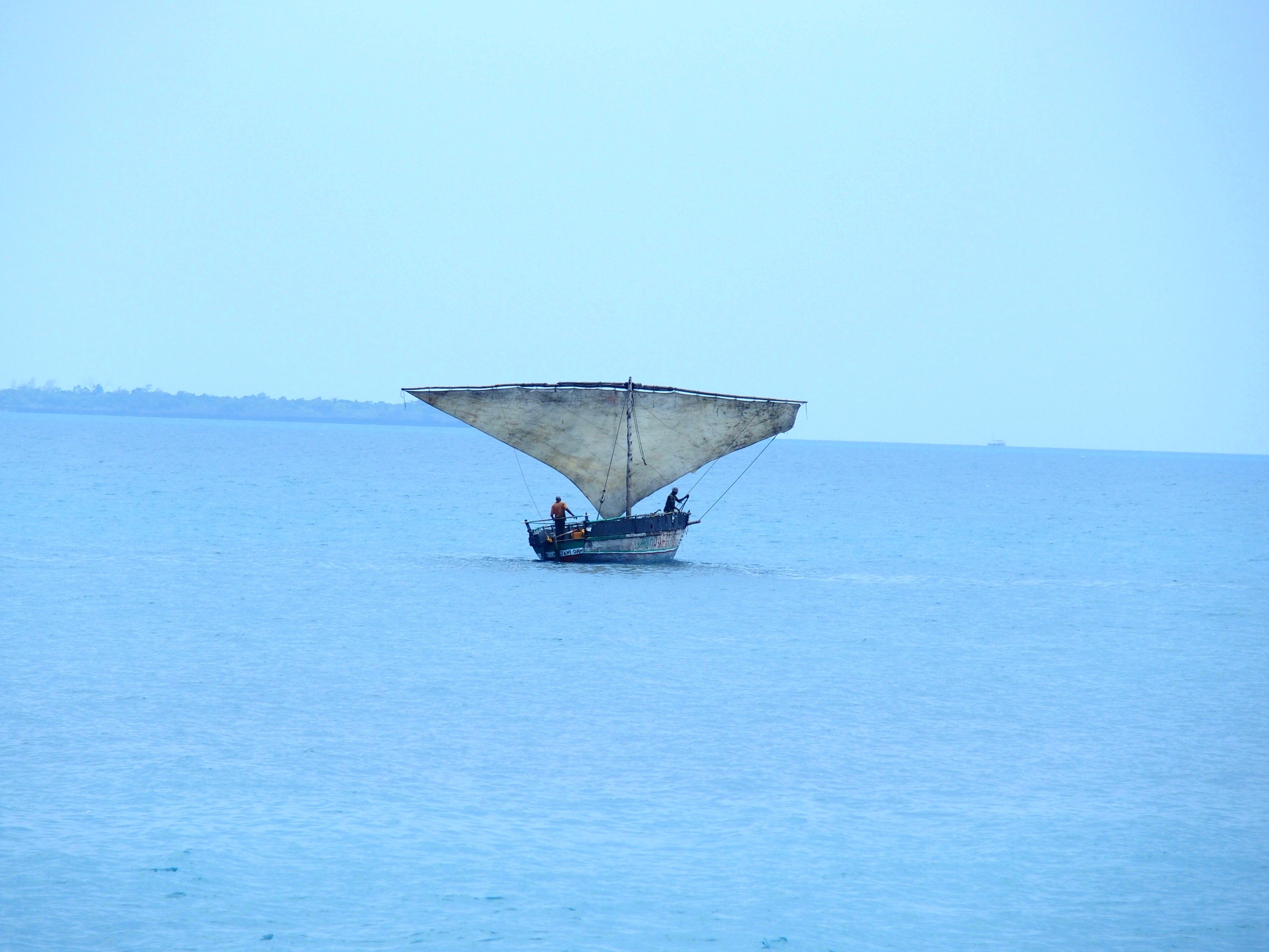 Dhow en pêche Zanzibar