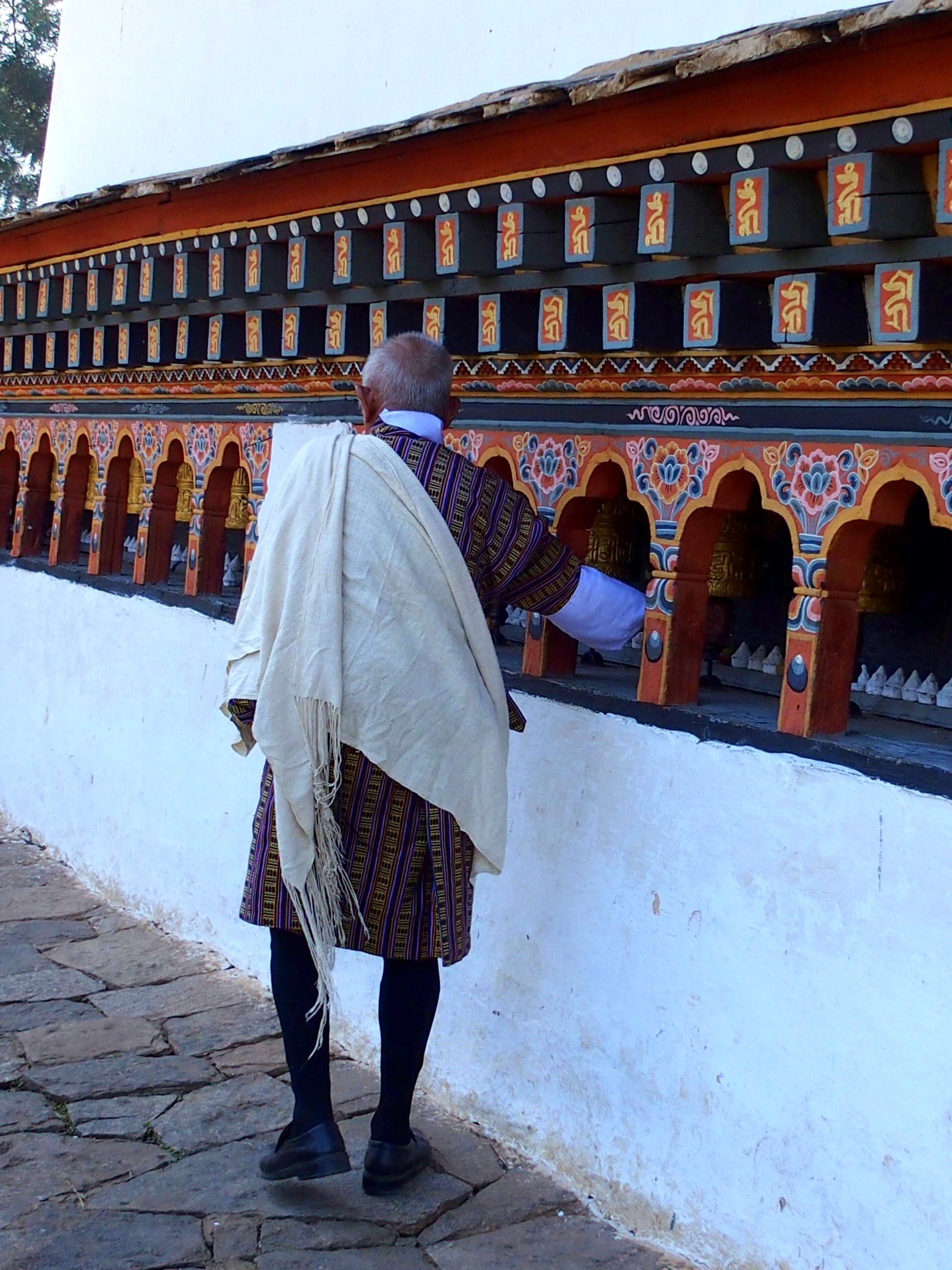 Moulins-à-prière-peints-Bhoutan