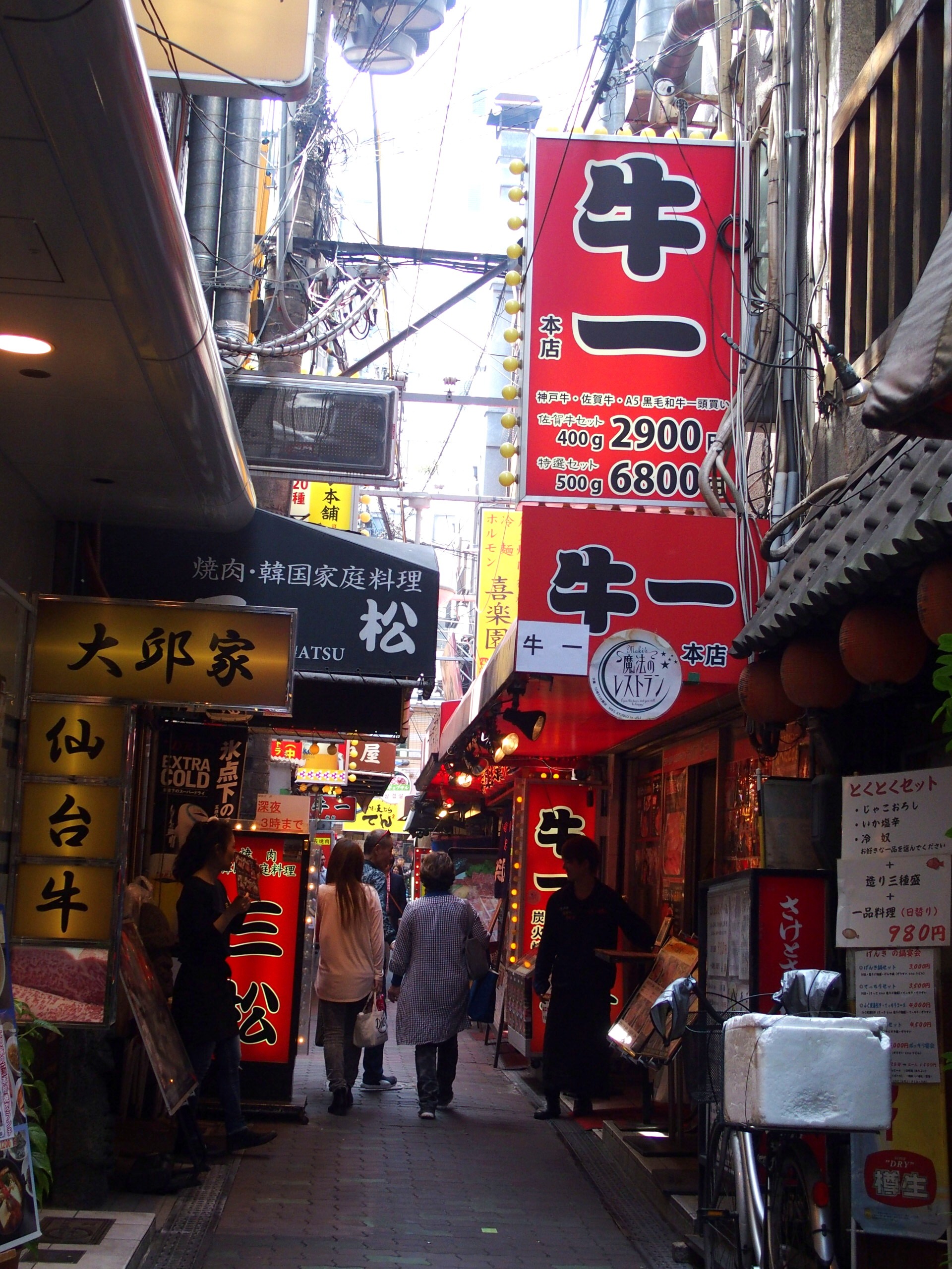 Ruelle Den Den Town visite à Osaka Japon