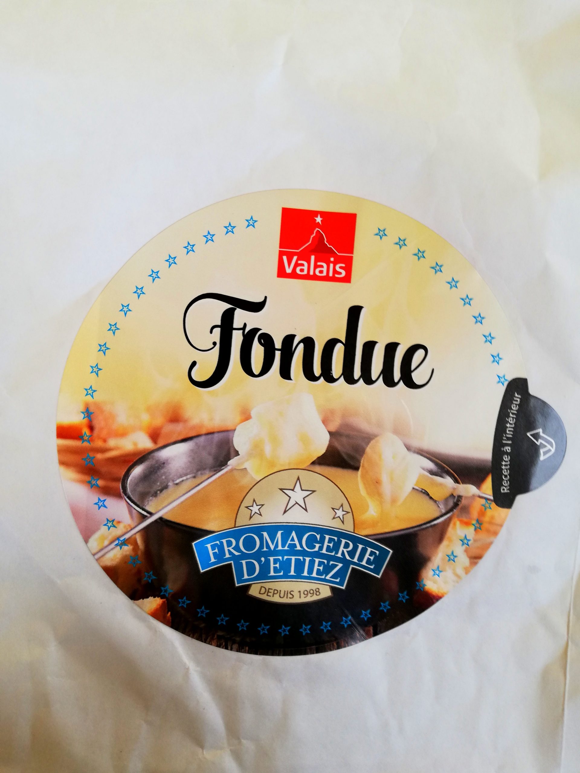 Mélange à fondue fromagerie Etiez Valais Suisse