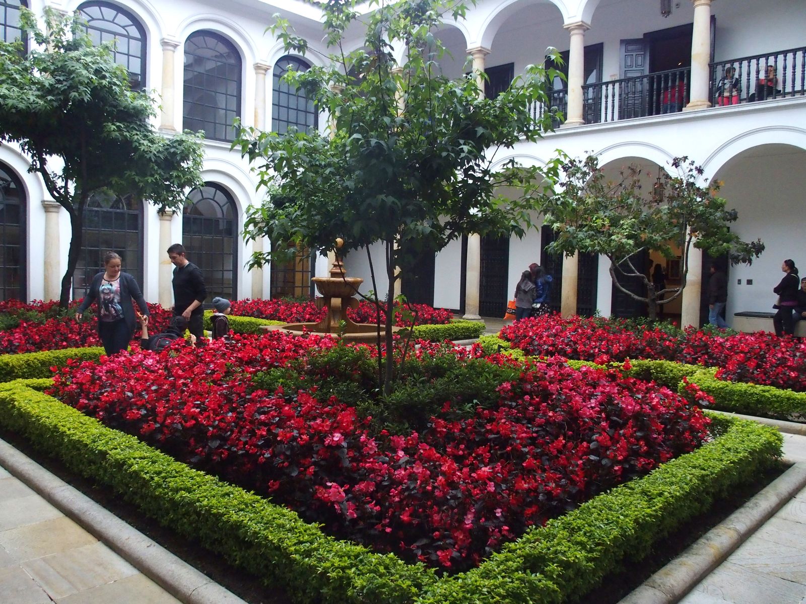 Patio du Musée Botero Bogota.