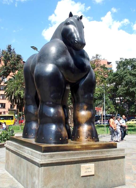 Le cheval Botero Medellin Colombie
