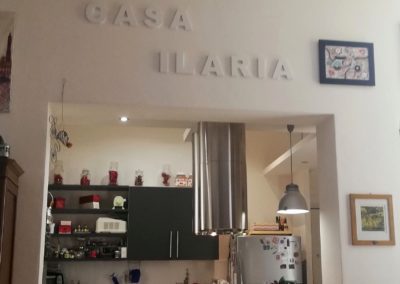 Vue sur la cuisine d'Ilaria Bologna Gourmet