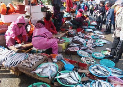 Marché de Busan Corée