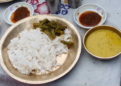 Plat de Dal Bhat Inde