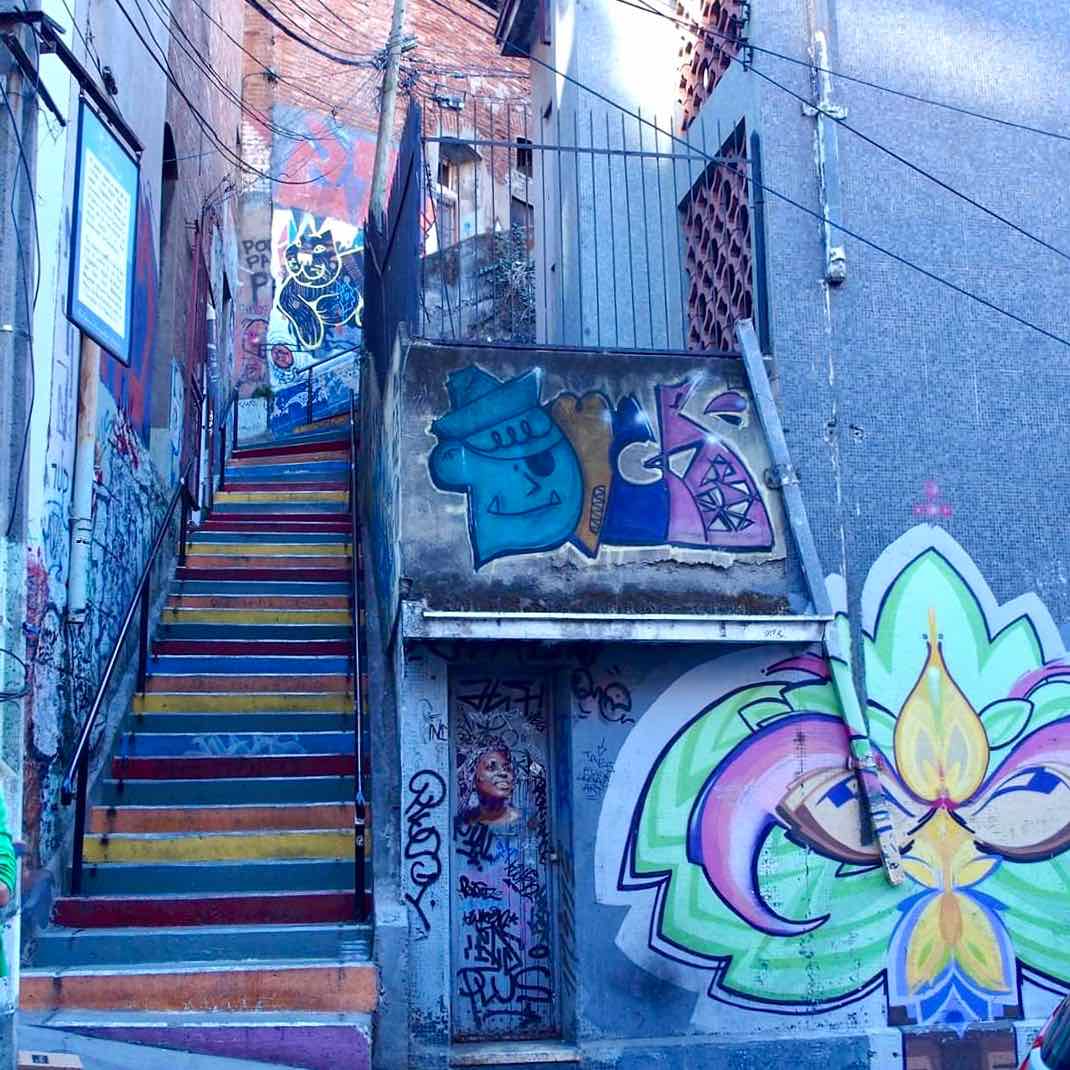 Escalier Vlparaiso Chili