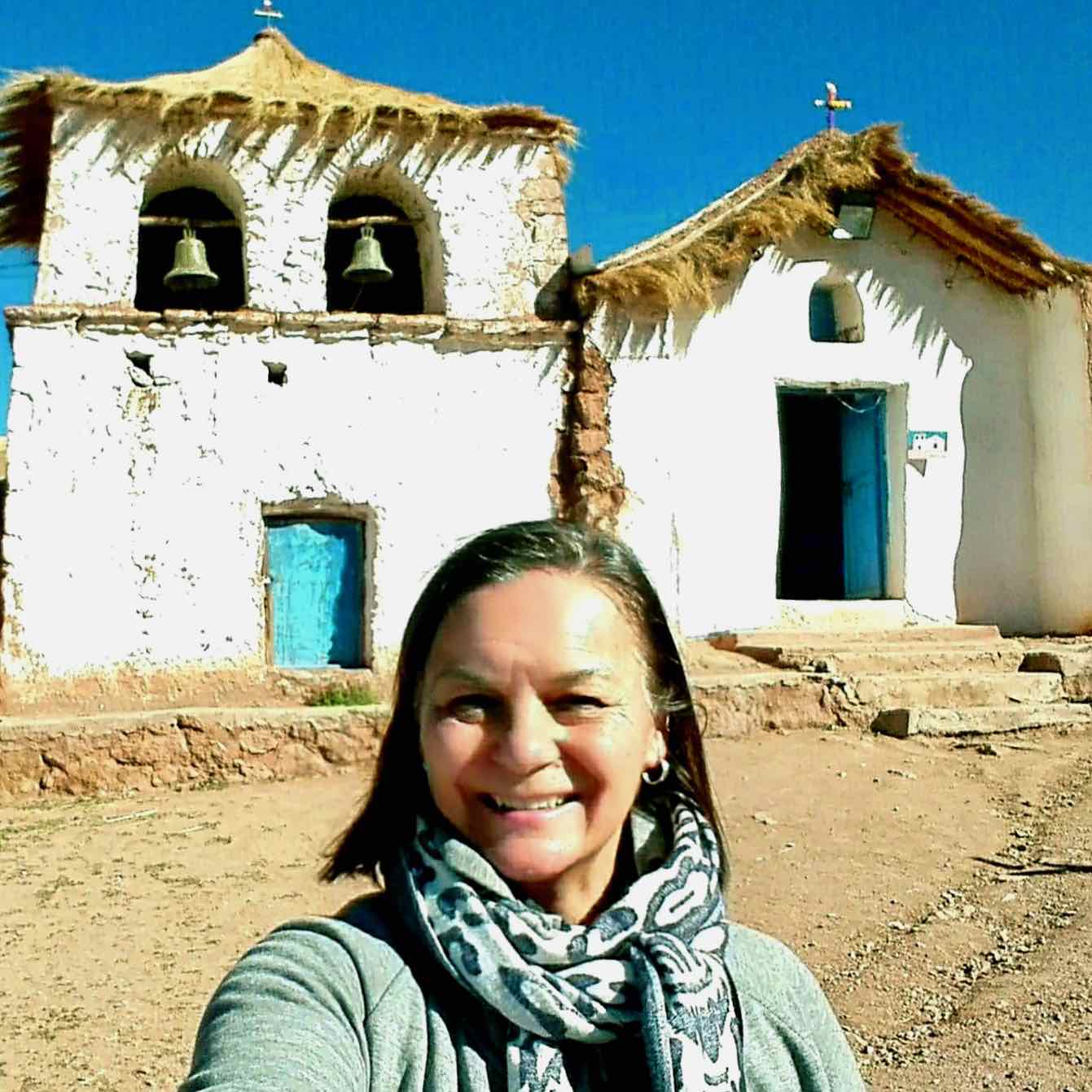 Devant église villages traditionnels du Chili Machuca