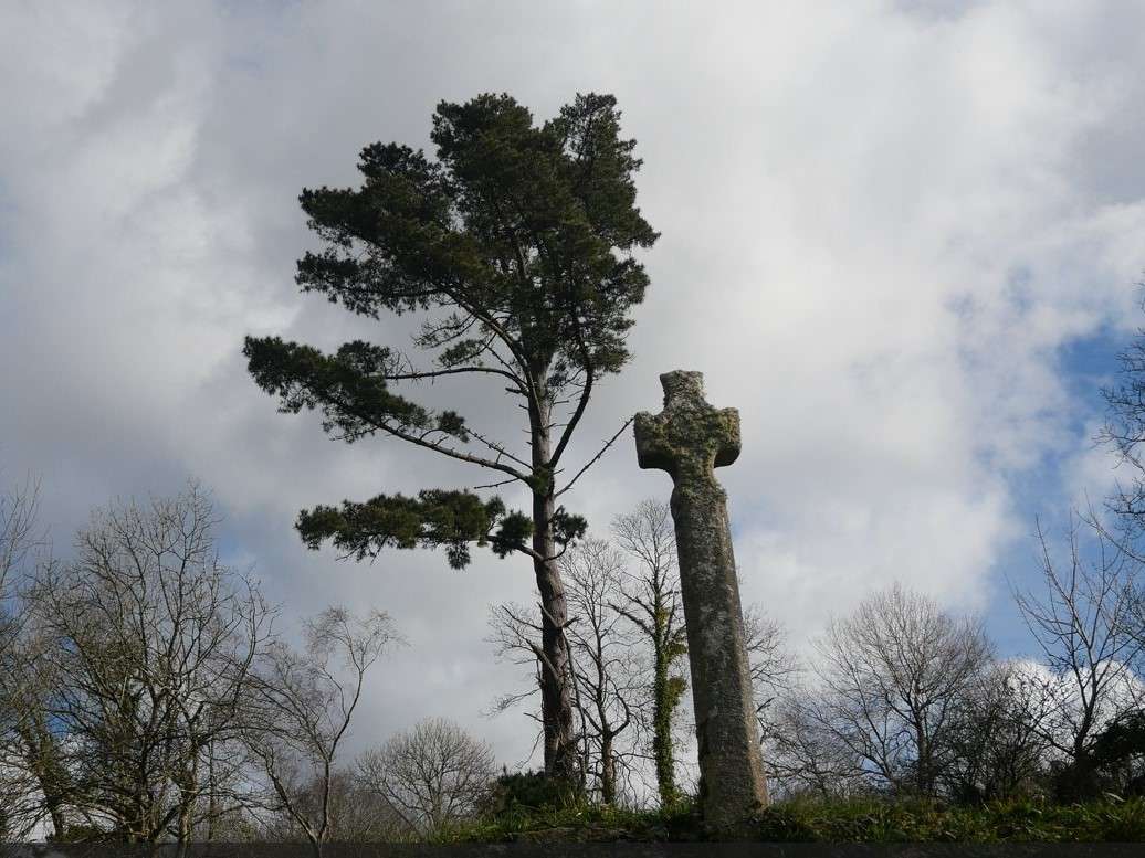 Croix dans bois de Nevet Locronan