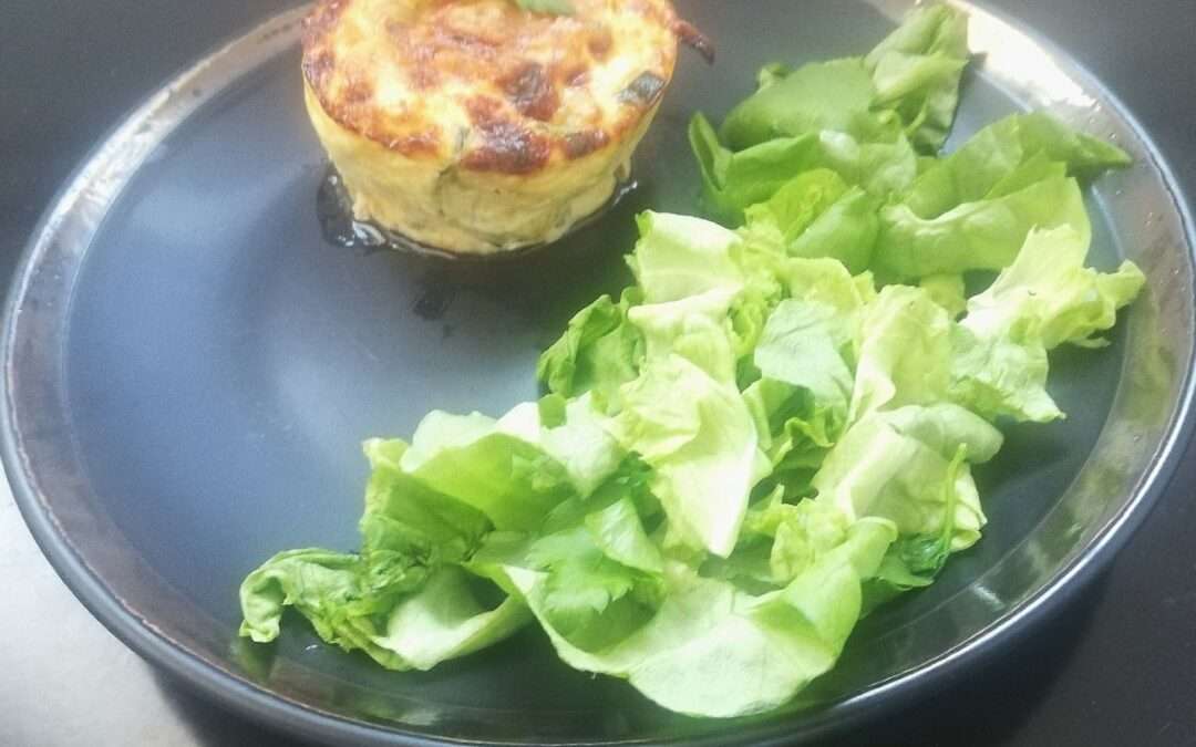 Flan de courgettes, parmesan et spianata – Italie