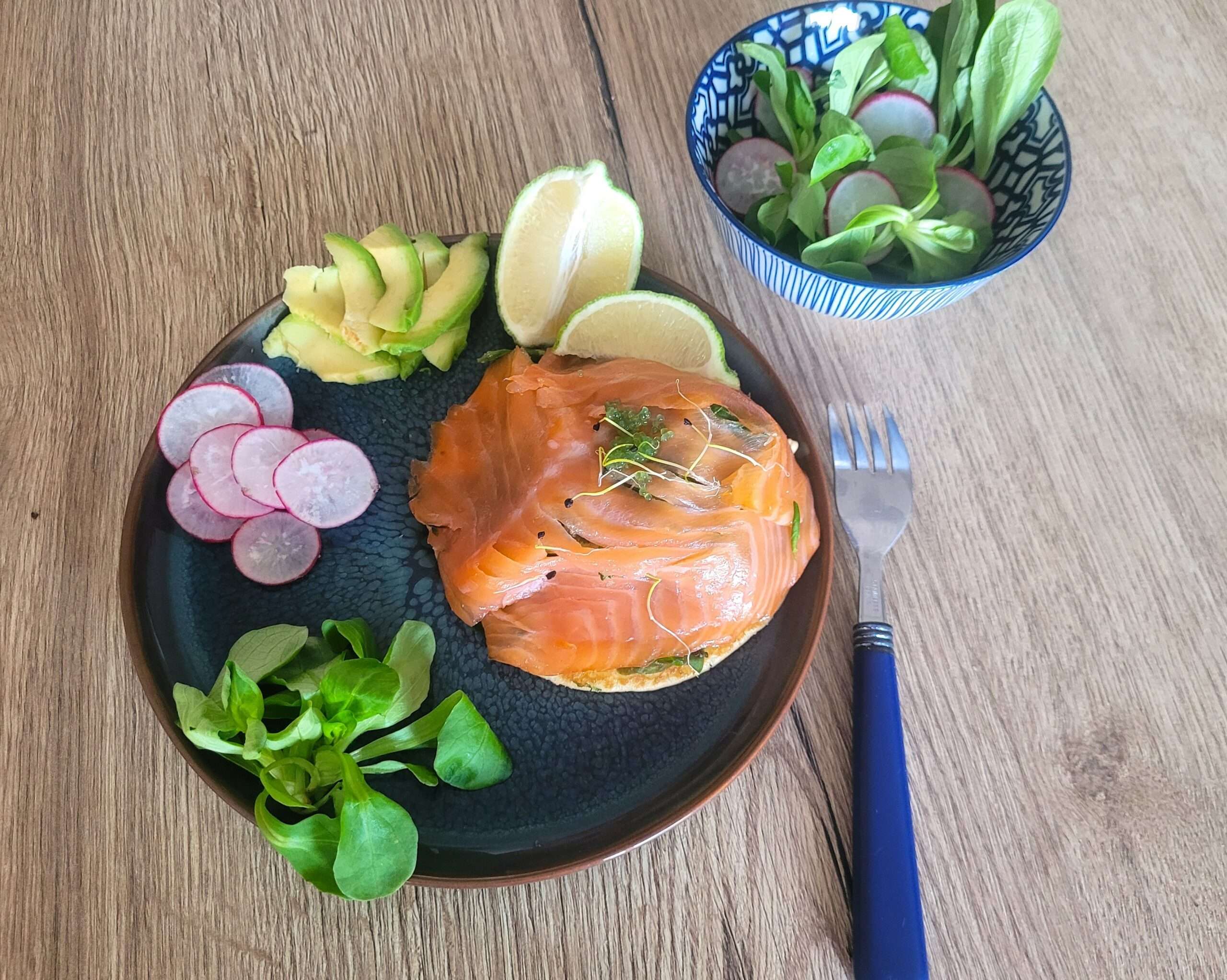 Burger Nantais de la mer Tarama Tobiko au wasabi