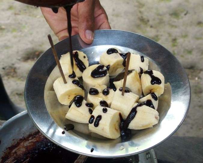 Bananes au chocolat
