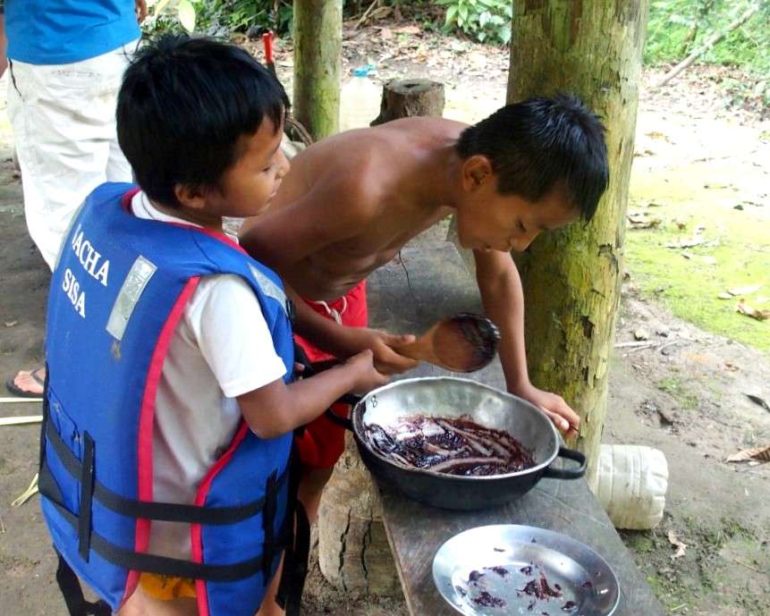 Enfants et chocolat