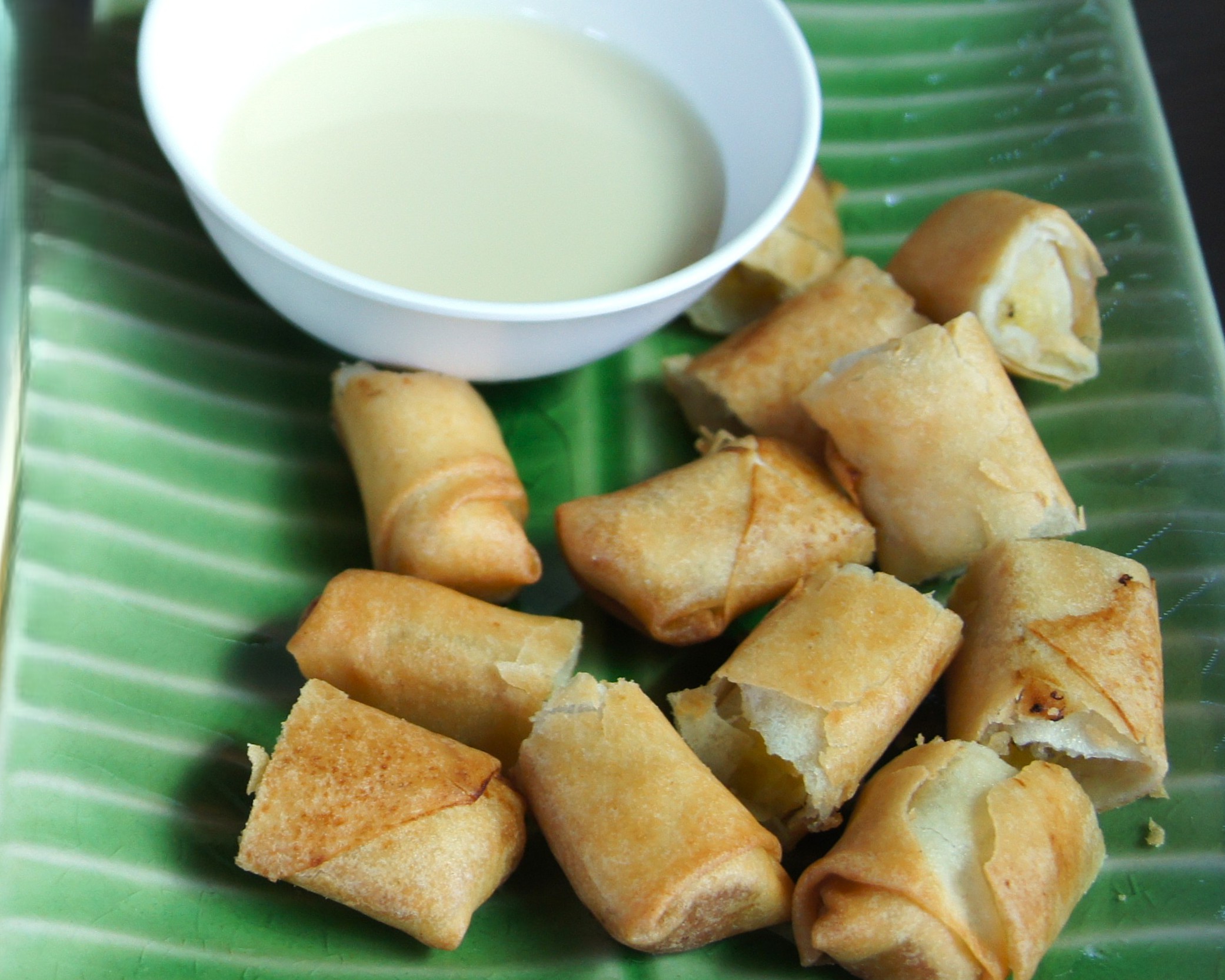 Mini-nems banane cours cuisine Thaïlande