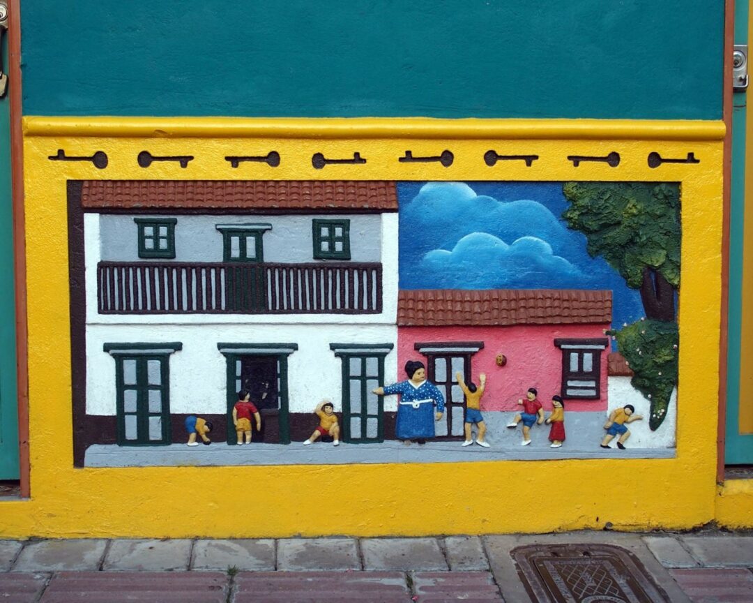 Zocalos école Guatape Colombie