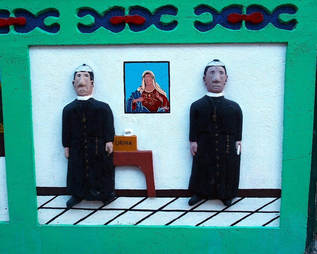 Zocalos religieux Guatape Colombie