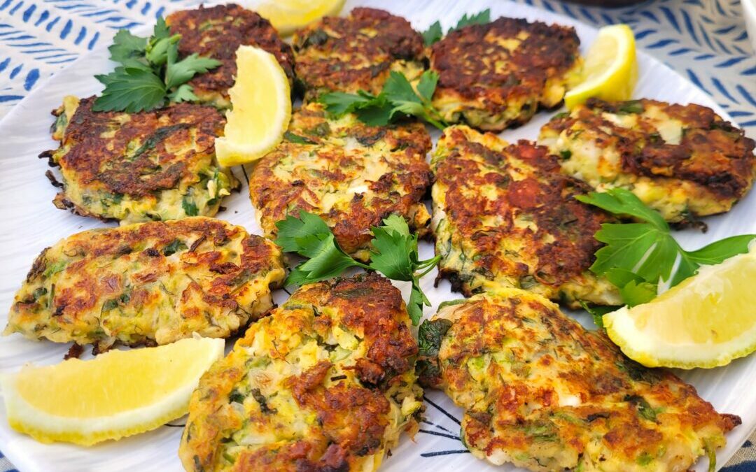 Kolokithokeftedes – Galettes de courgettes et feta – Grèce